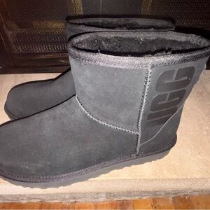 UGG Classic Black Shearling Boots